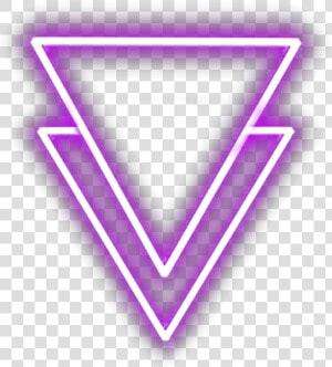  neon  triangle  purple  purpleaesthetic  neoncolors   Clip Art  HD Png Download