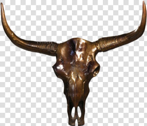 Bull Head Skull   Bronze Cow Skulls  HD Png Download