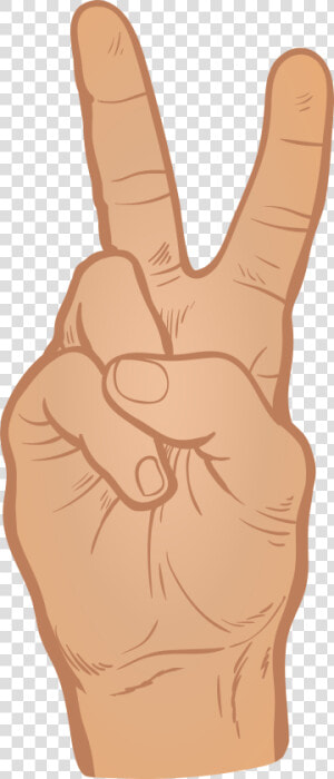 Hand Victory Sign Png   Png Download   Victory Hand Png  Transparent Png