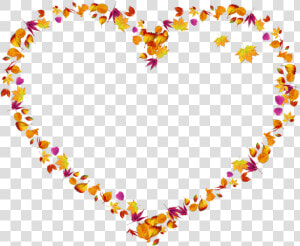  autumn  september heart  frame  pictureframe  helloseptember   Floral Design  HD Png Download