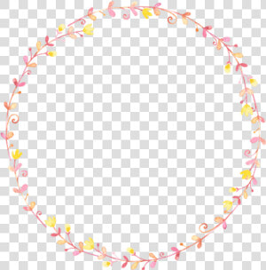 Transparent Vine Border Png   Pink Round Border Png  Png Download