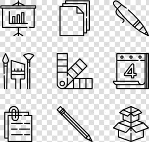 Stationery   Icon Set Png  Transparent Png