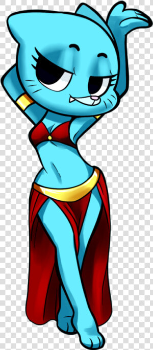 Nicole Belly Dancer By To Nio d6n4i8z   Amazing World Of Gumball Nicole Bikini  HD Png Download