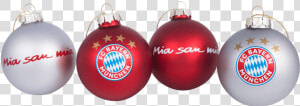 Christmas Baubles 7cm Set Of   Fc Bayern Munich  HD Png Download