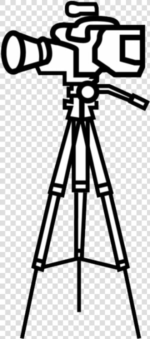 Tripod Png   Video Camera With Tripod Clipart Png  Transparent Png