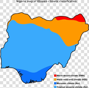 Transparent Climate Clipart   Koppen Climate Classification Nigeria  HD Png Download