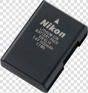 Photo Of En El14 Rechargeable Li Ion Battery itemprop   Camera Battery  HD Png Download