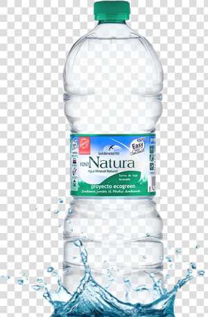 Pet Bottle Font Natura   Animated Water Splash Transparent Background  HD Png Download