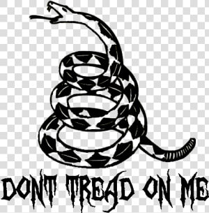 Don T Tread On Me Snake Bumper Sticker   Dont Tread On Us  HD Png Download