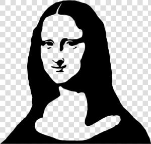 Transparent Mona Lisa Clipart   Sticker Mona Lisa  HD Png Download