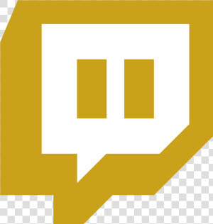   Gold Twitch Logo Png   Png Download   Twitch Icon Transparent Background  Png Download