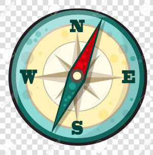 Compass Clipart Cartoon Graphics Illustrations Free   Cartoon Compass  HD Png Download