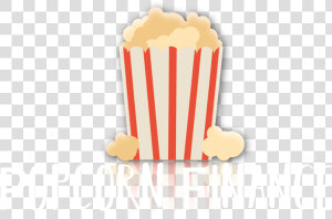 Cropped Popcorn Finance Logo White No Background   Fast Food  HD Png Download