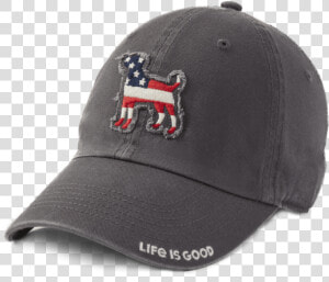 Americana Dog Tattered Chill Cap   Hat  HD Png Download