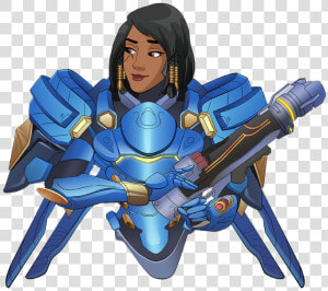  overwatch  pharah   Cartoon  HD Png Download