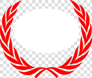 Red Laurel Wreaths Clip   Red Laurel Wreath Png  Transparent Png