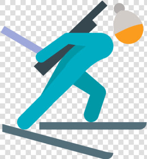 Color Icon   Cross Country Skiing Png  Transparent Png