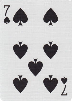 Main   7 Of Spades Playing Card  HD Png Download