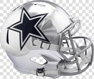 Dallas Cowboys Helmet Png   Dallas Cowboys Full Size Chrome Helmet  Transparent Png