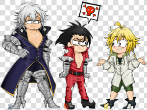 Transparent Meliodas Png   Zeldris Meliodas Seven Deadly Sins  Png Download