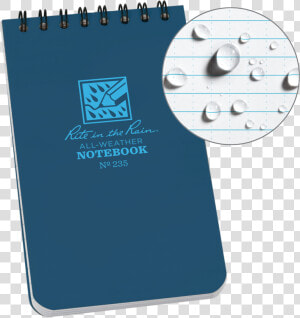 Rite In The Rain Weatherproof Notepad    Notebook  HD Png Download