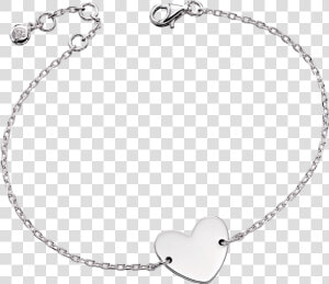 Silver Heart Bracelet   Silver Leaf Necklace  HD Png Download