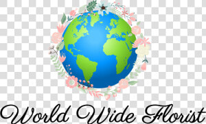 World Wide Florist   World  HD Png Download