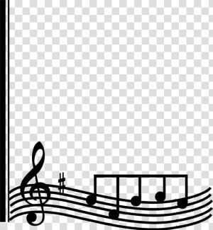 Music Border Png   Music Notes Border Clip Art  Transparent Png