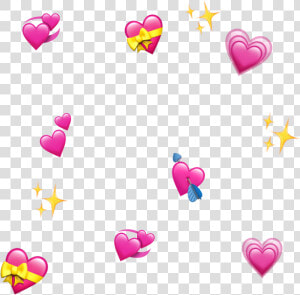  emoji  heart  heartemoji  iphoneemoji  hearts  aesthetic   Heart Emoji Meme Template  HD Png Download