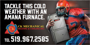 Tackle The Cold With An Amana Furnace From Ck Mechanical   Kick American Football  HD Png Download