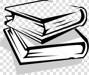 Book School Books Clipart Free Best On Transparent   Books Image Black And White  HD Png Download