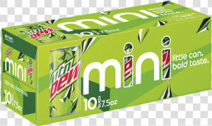 10 Pack Dew Mini Cans  HD Png Download