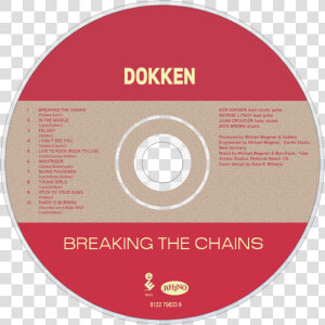 Dokken Breaking The Chains Cd Disc Image  HD Png Download