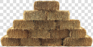 Pyramid Of Straw Bales  HD Png Download