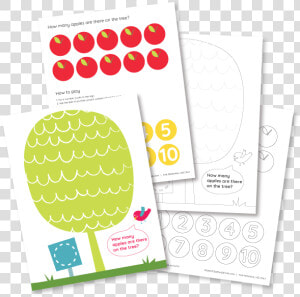 4 Printables Of The Counting Game To Learn Numbers   Circle  HD Png Download