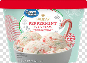 Great Value Peppermint Ice Cream  HD Png Download