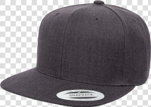 6089m Yupoong Hat Snapback Pro style Wool Blend Cap   Yupoong 6089 Dark Heather  HD Png Download