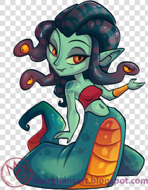 Medusa Clipart Cute   Medusa Cute Drawing  HD Png Download