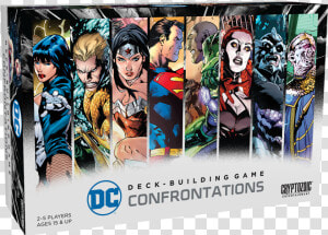 Dc Comics Deck building Game   Dc Deck Building Confrontations  HD Png Download