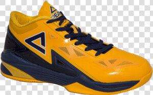 Peak Lightning Yellow   Navy   Sneakers  HD Png Download