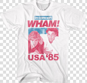 85 Usa Concert Wham T shirt   Active Shirt  HD Png Download