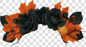  halloween2018  flowercrown  halloween  crown  coronadeflores   Orange And Black Flower Crown Png  Transparent Png