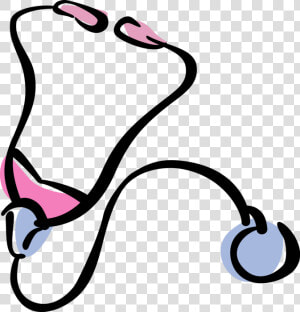 Vector Illustration Of Stethoscope Acoustic Medical   Vector Stethoscope Png  Transparent Png