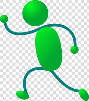 Stickman Figure Running   Movement Clip Art  HD Png Download