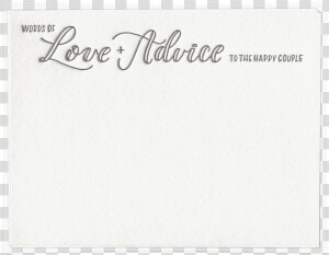 Letterpress printed Wedding Advice Card Set   Display Device  HD Png Download