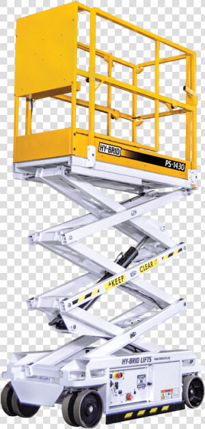 Hy Brid Ps 1430 Slab Scissor Lift   Type 3 Group A Mewp  HD Png Download