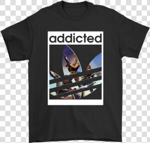 Fortnite Battle Royale X Adidas Logo Addicted Shirts   Soad Shirt  HD Png Download