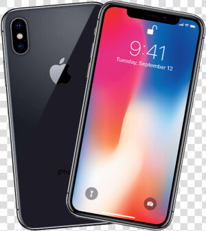 Iphone X Space Gray Cover   Iphone X  HD Png Download