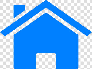 Clipart Home Home Address   Small Blue House Logo  HD Png Download