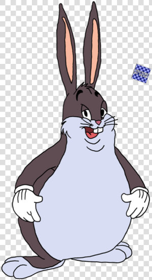 Big Chungus Fat Bugs Bunny Vector By Vexikkk Dcv33c0 pre  HD Png Download